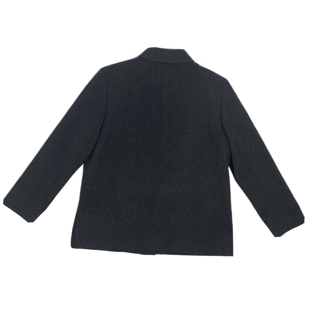 Women's Pendleton Blazer Jacket Charcoal Gray 14 … - image 7